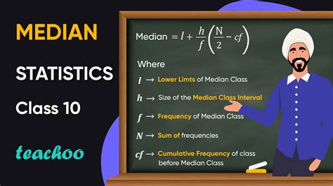 median formula class 10 statistics.